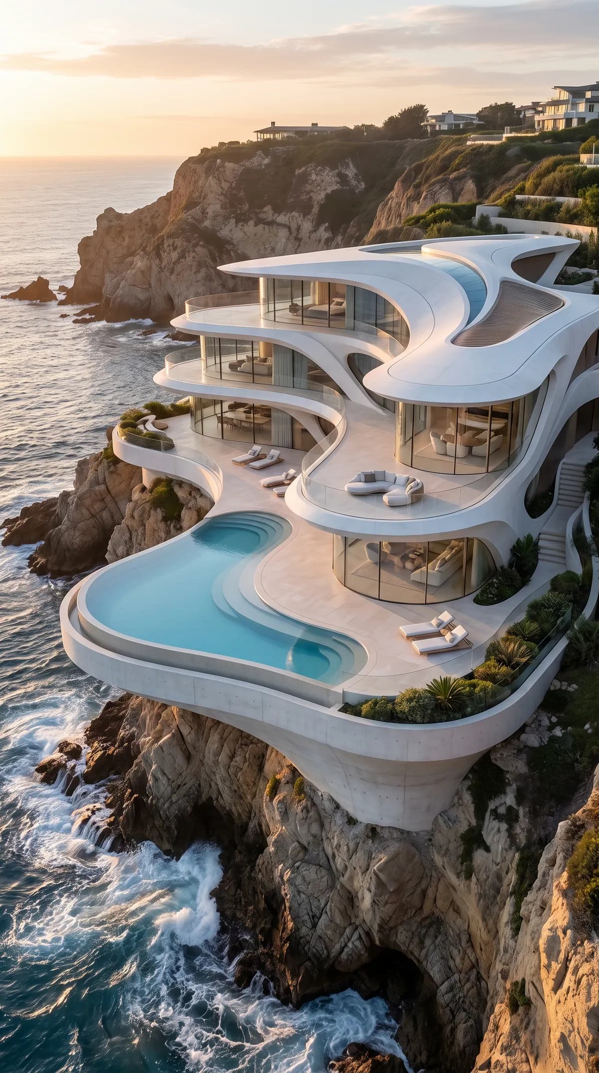House Above The Tide — architectural concept render