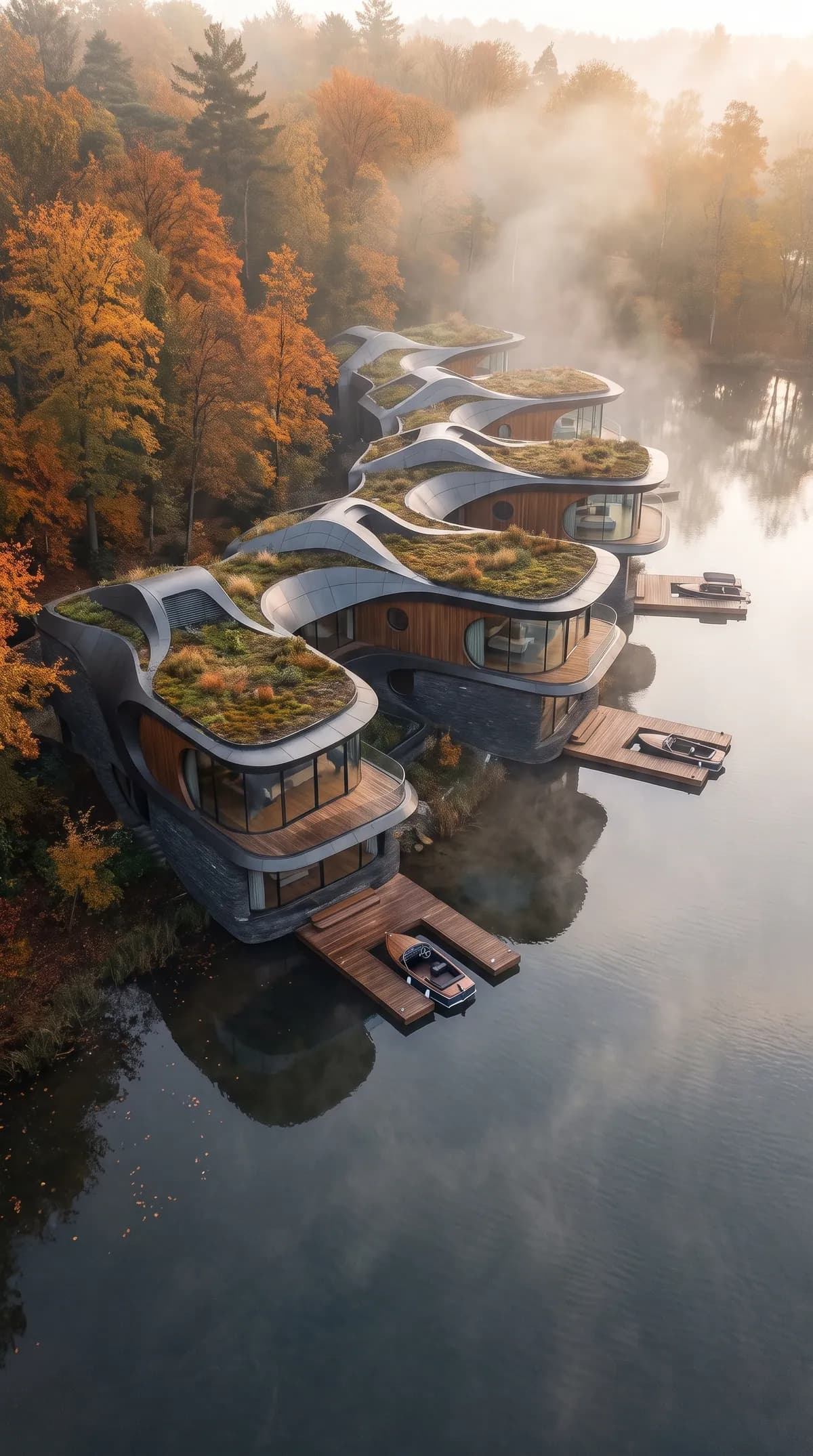 Homes Above The Fog — architectural concept render
