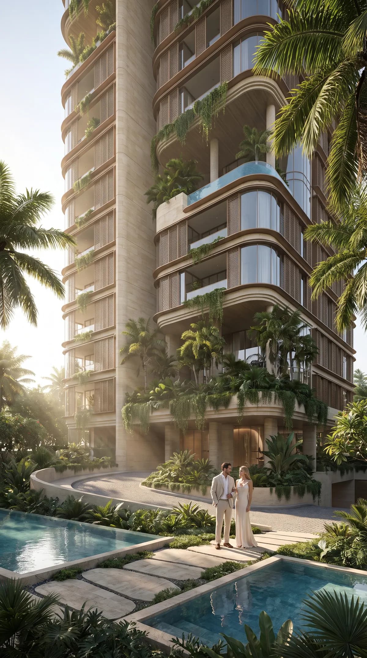 Garden Tower — architectural concept render