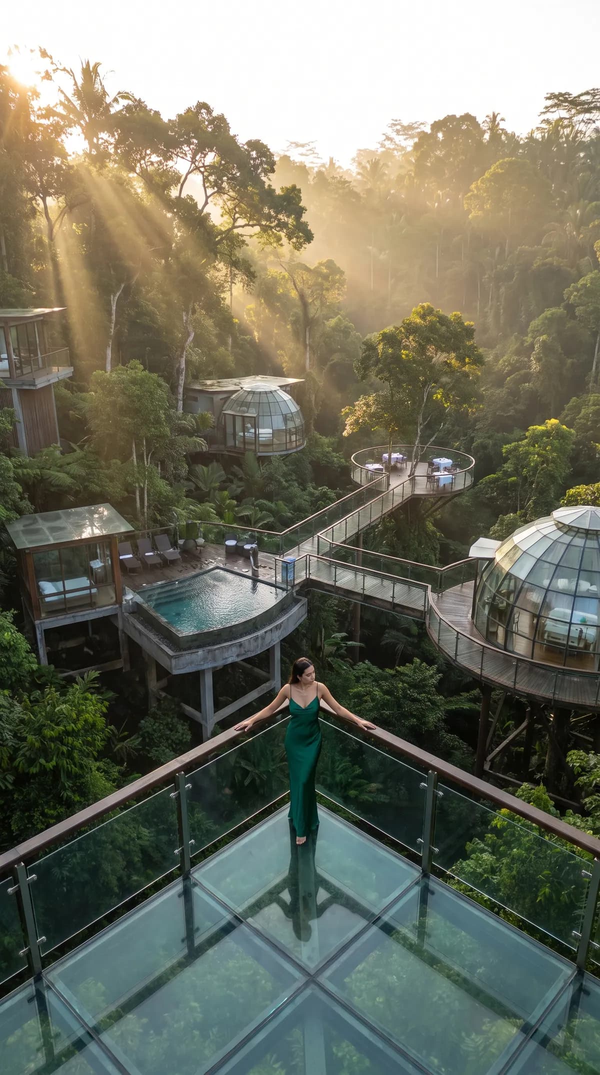 Glass Above The Forest — architectural concept render